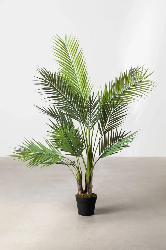 palmera decorativa artificial de Sklum, de 125 cm de alto