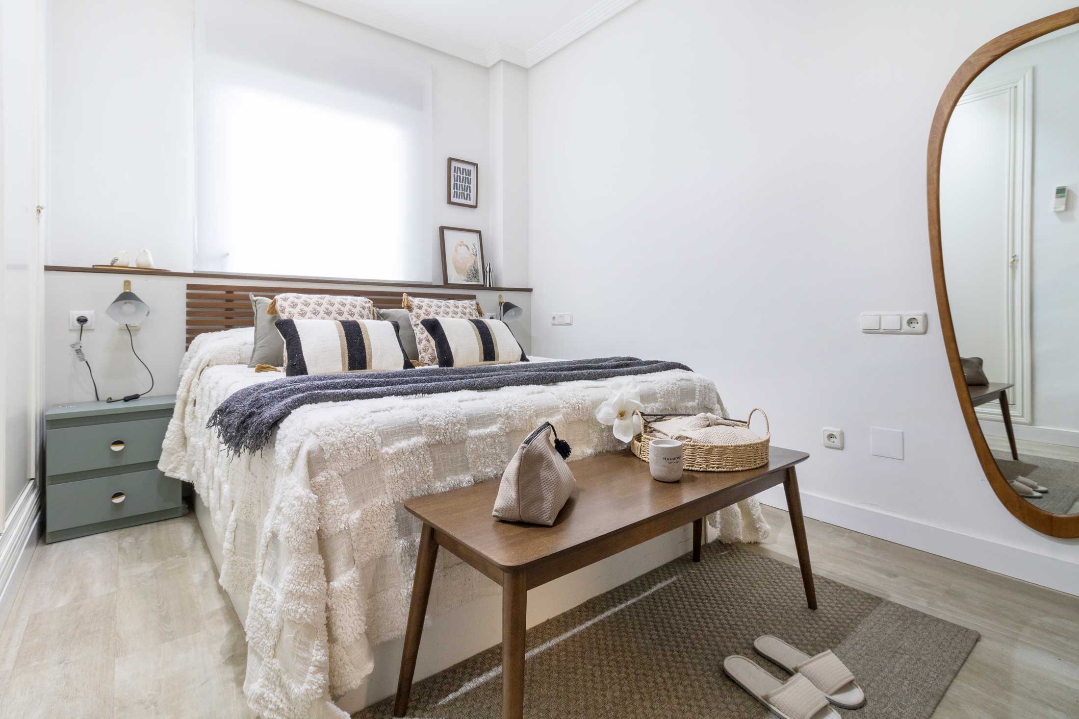 Decoración Home Staging en un dormitorio