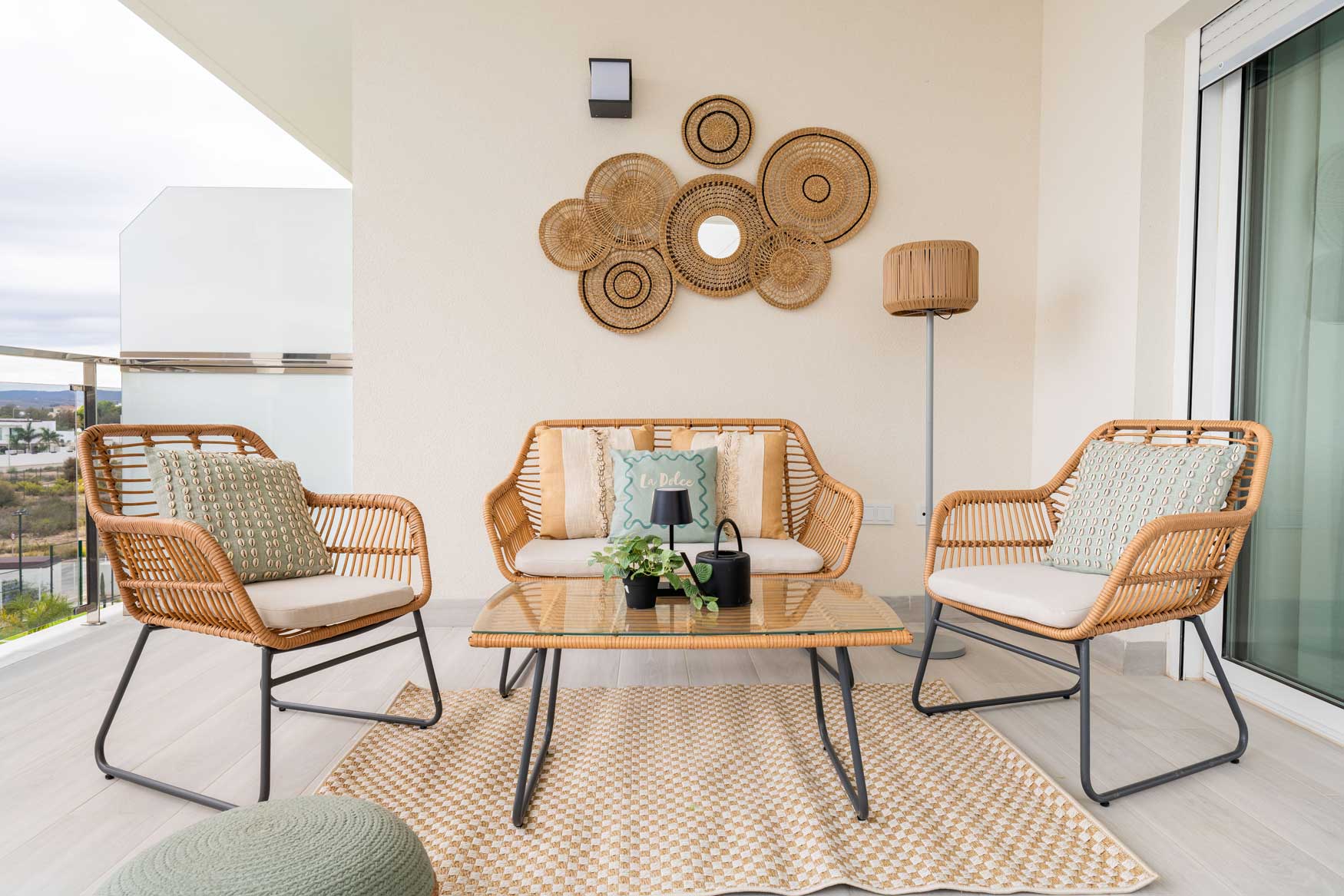 Decoración Home Staging en una terraza