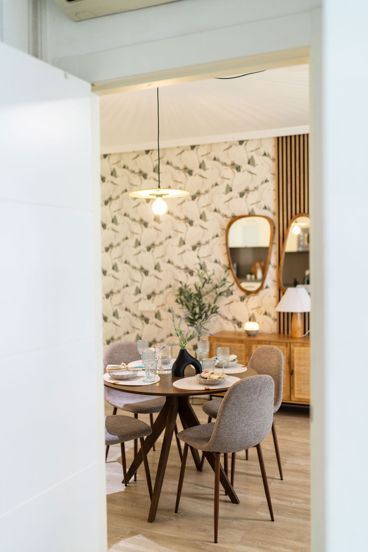 Decoración Home Staging en un recibidor