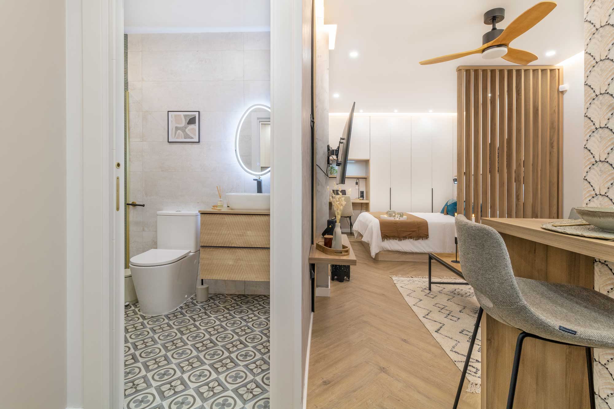Decoración Staging en un estudio
