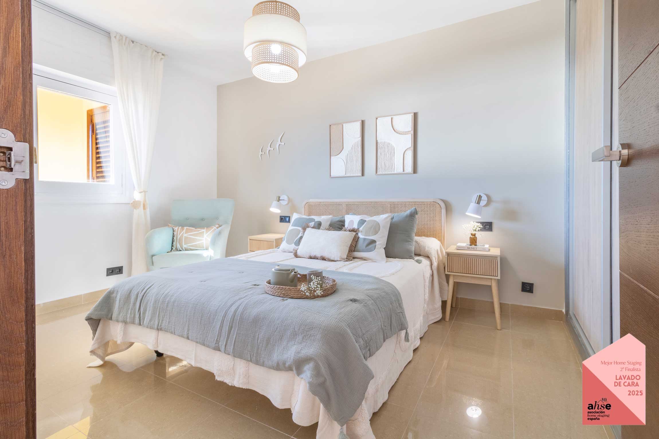 Decoración Home Staging en un dormitorio
