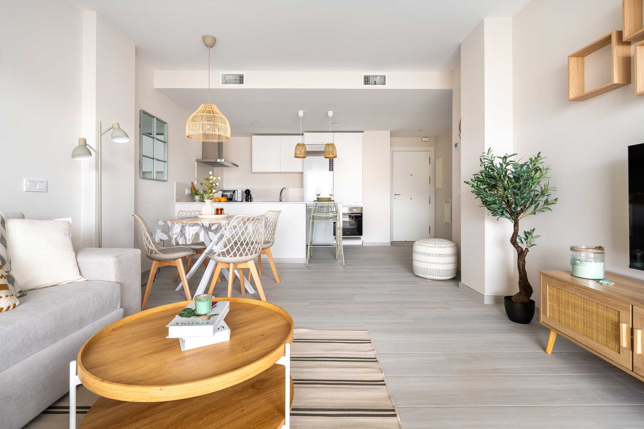 Decoración Home Staging en un salón-comedor
