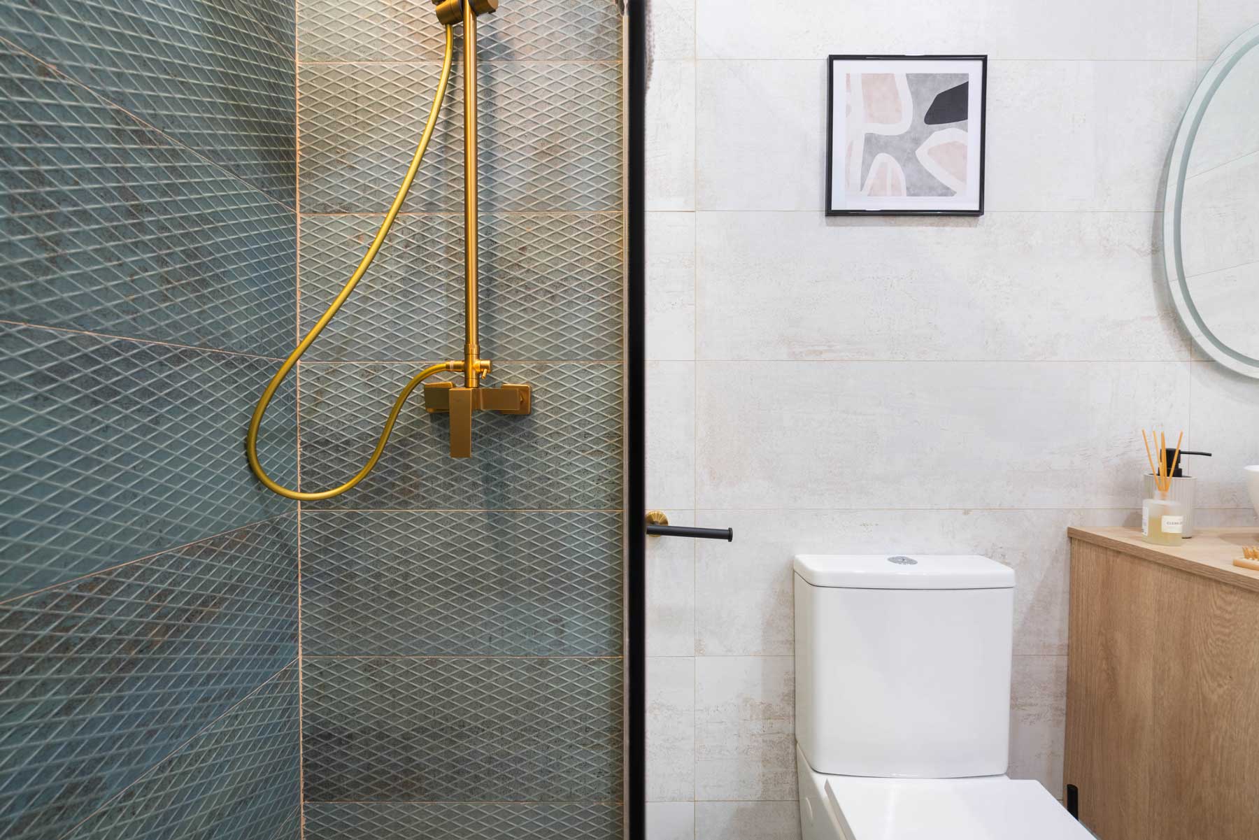 Decoración Staging en un baño