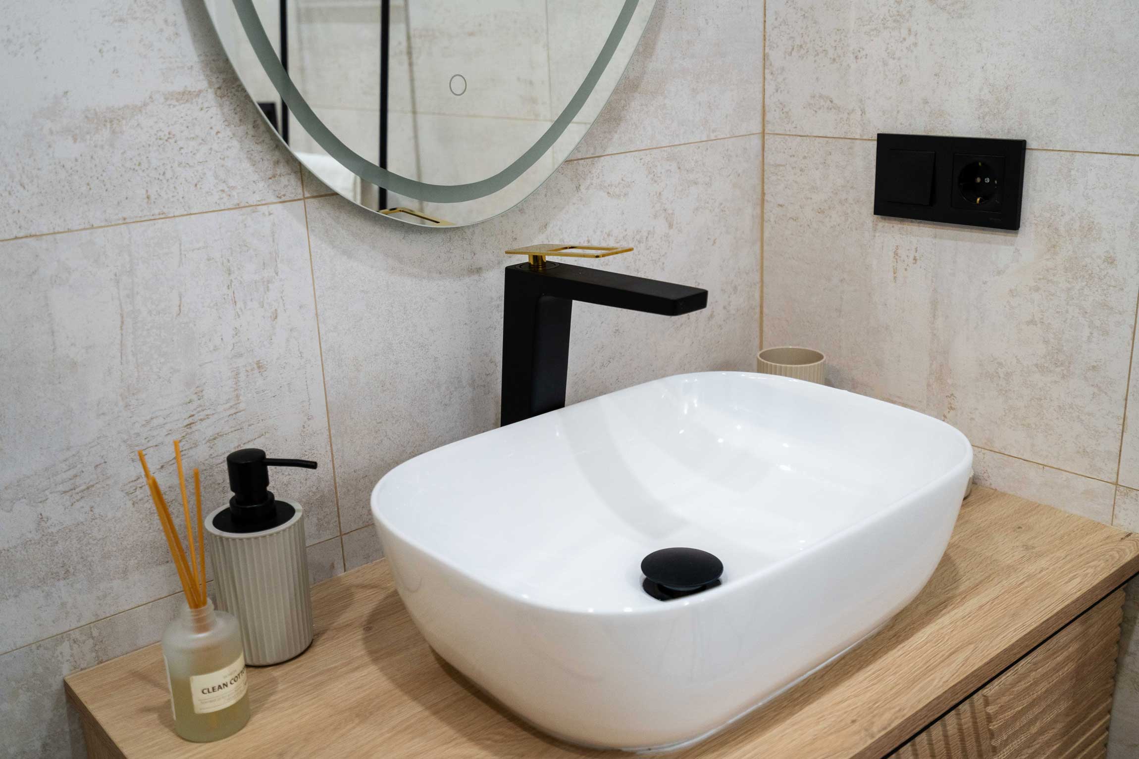 Decoración Staging en un baño