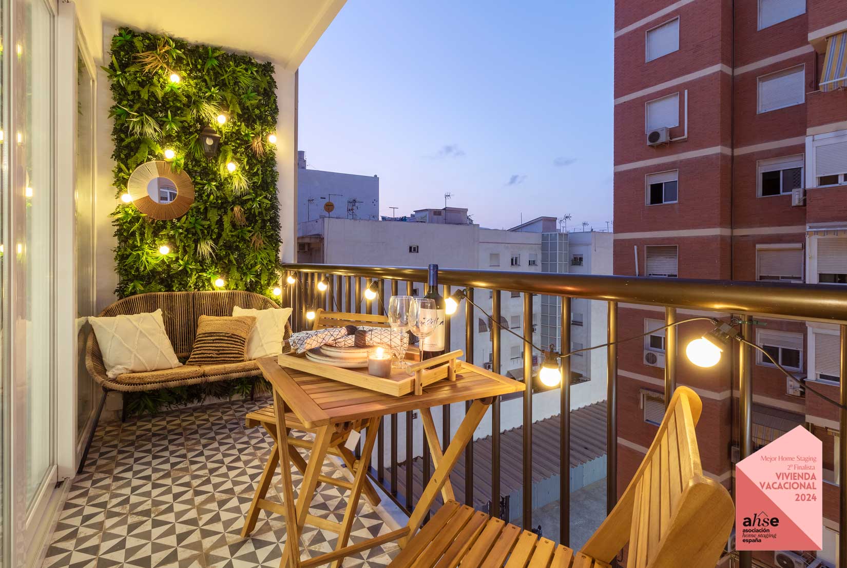 Decoración Home Staging en una terraza