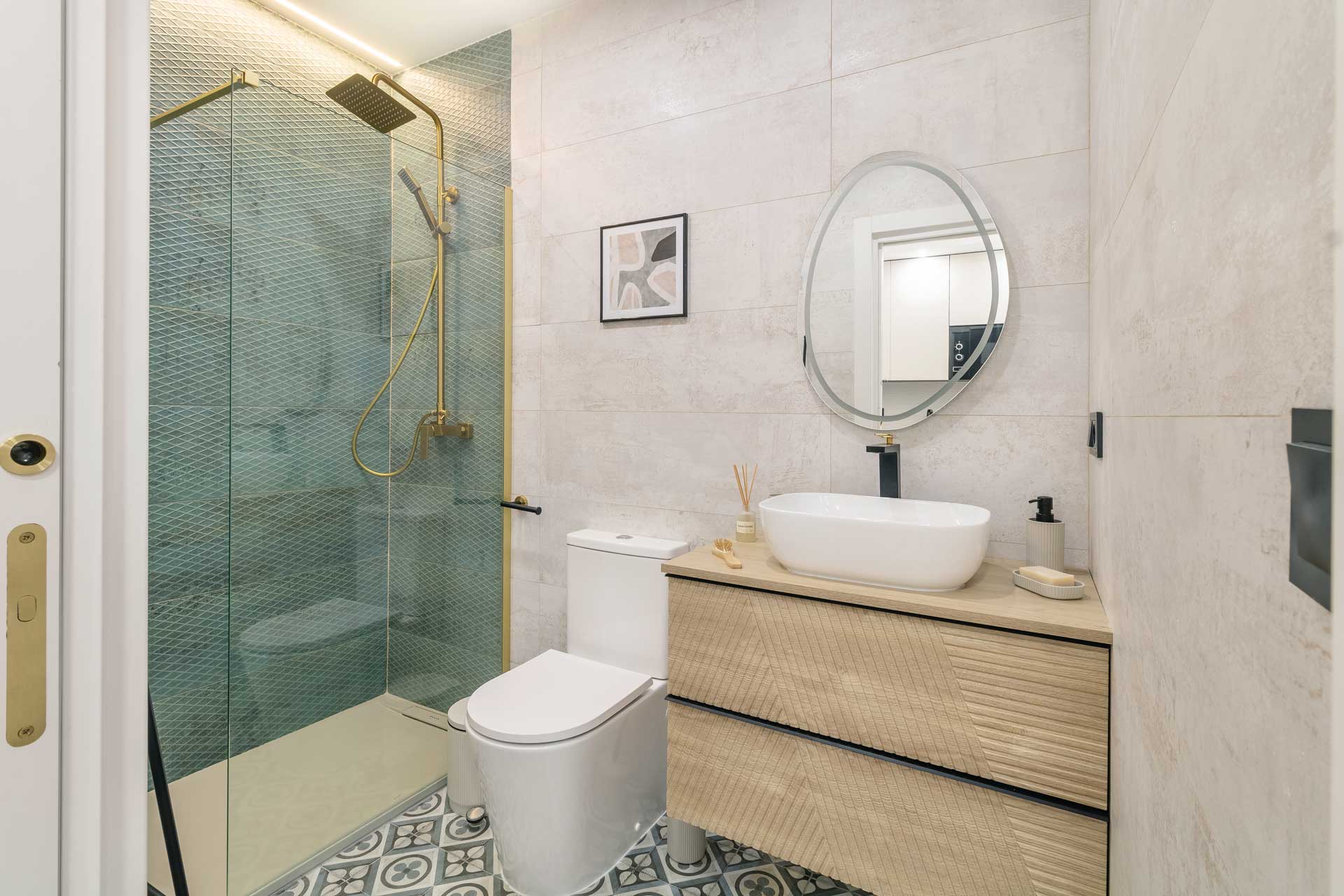 Decoración Staging en un baño