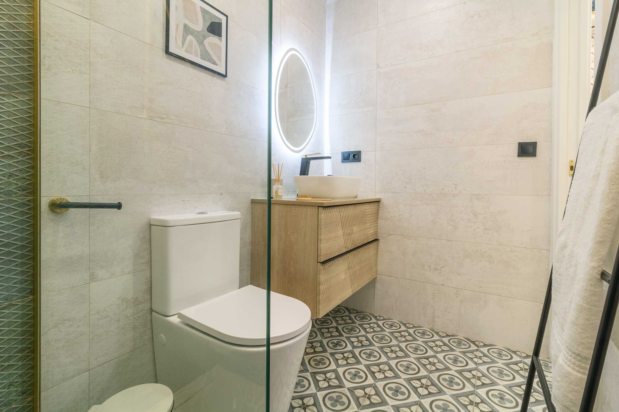 Decoración Staging en un baño