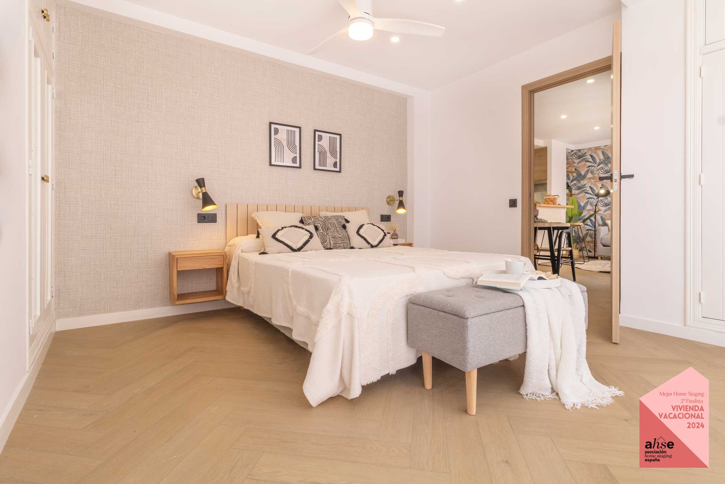 Decoración Home Staging en un dormitorio