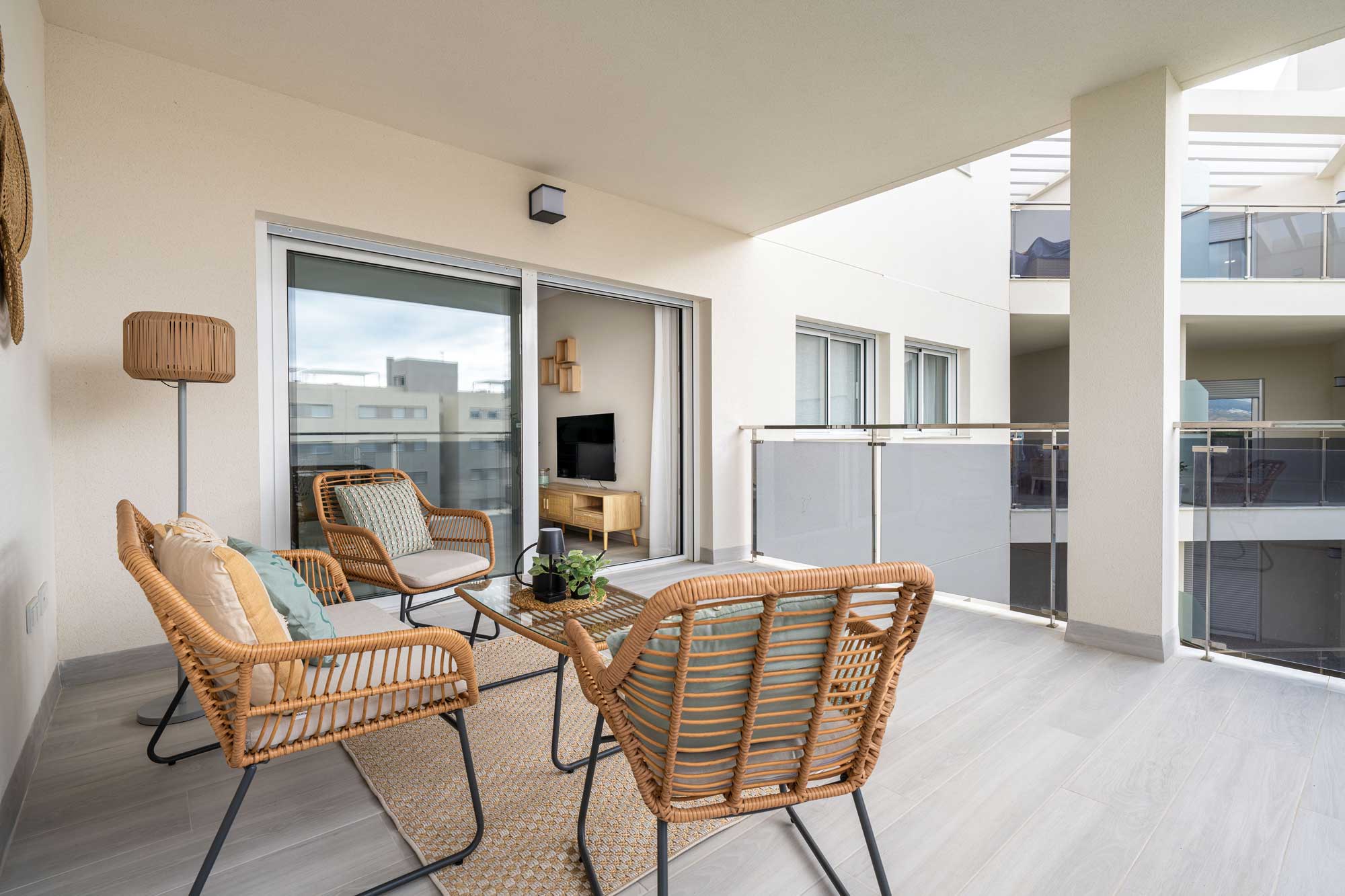 Decoración Home Staging en una terraza