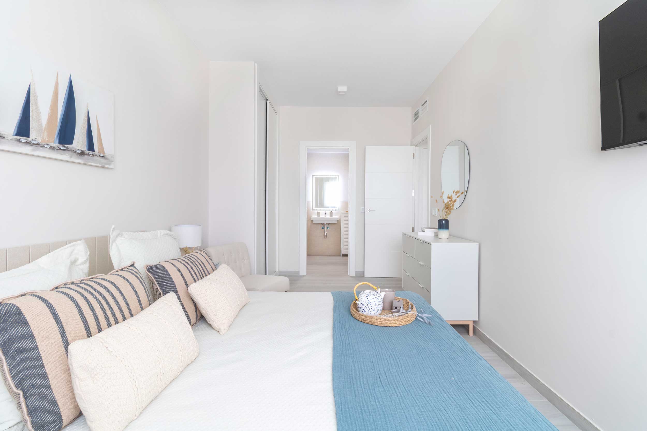 Decoración Home Staging en un dormitorio