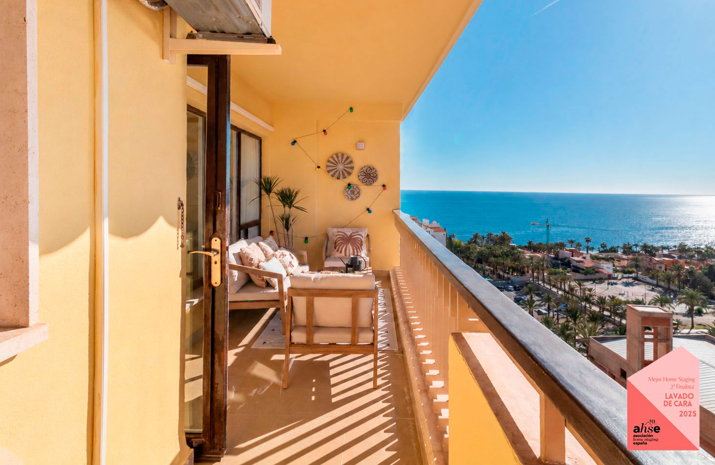 Decoración Home Staging en una terraza