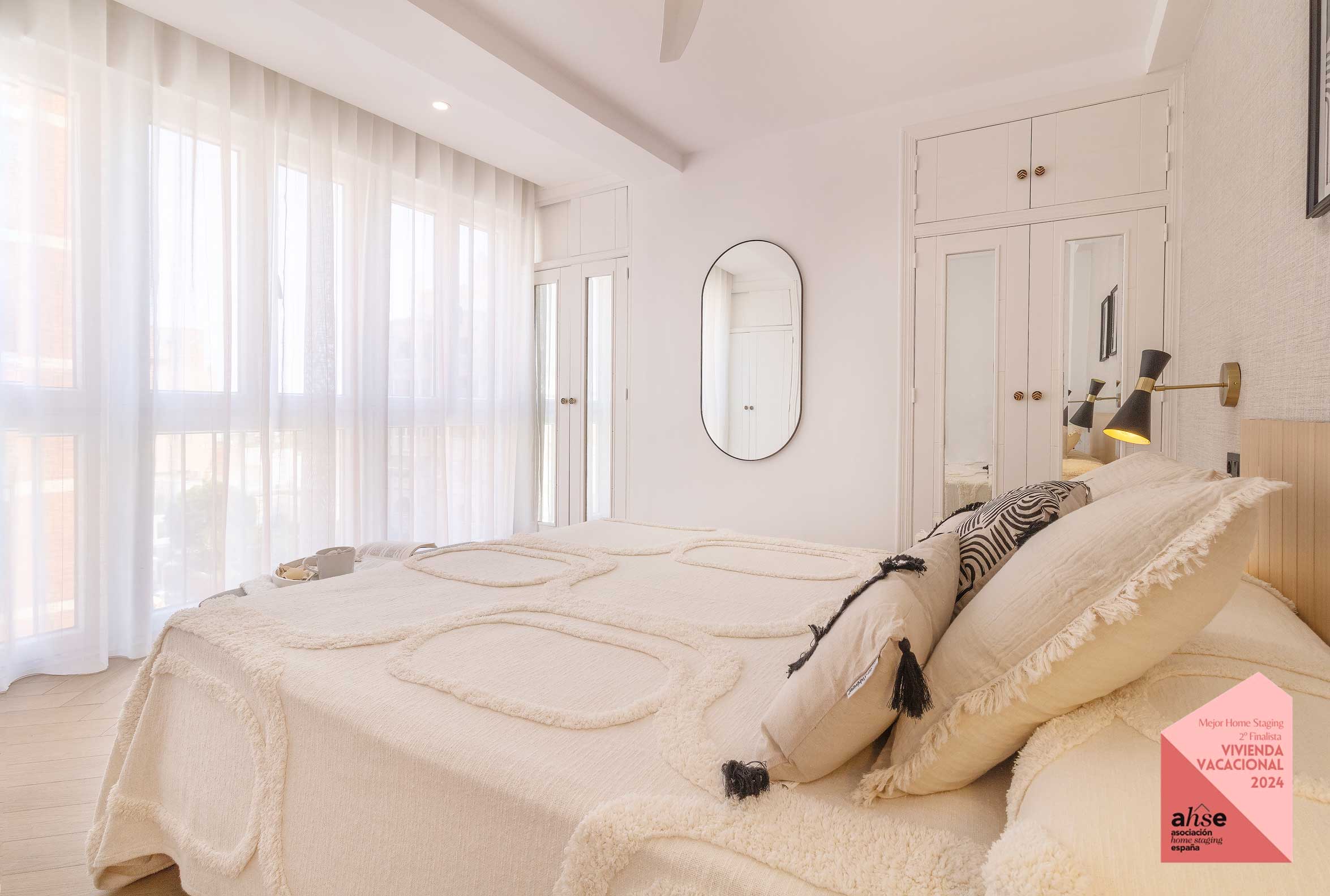 Decoración Home Staging en un dormitorio