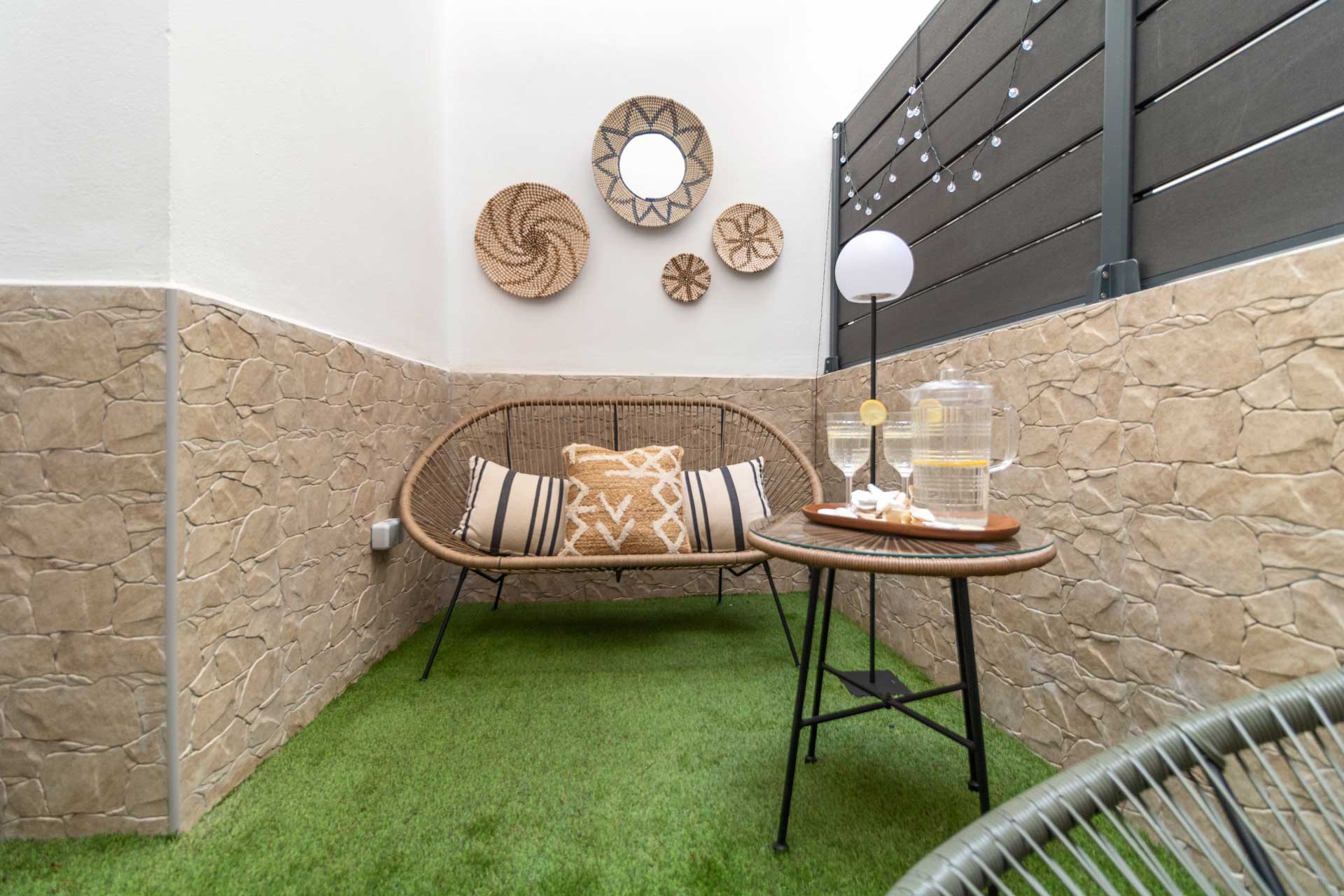 Decoración Home Staging en una terraza