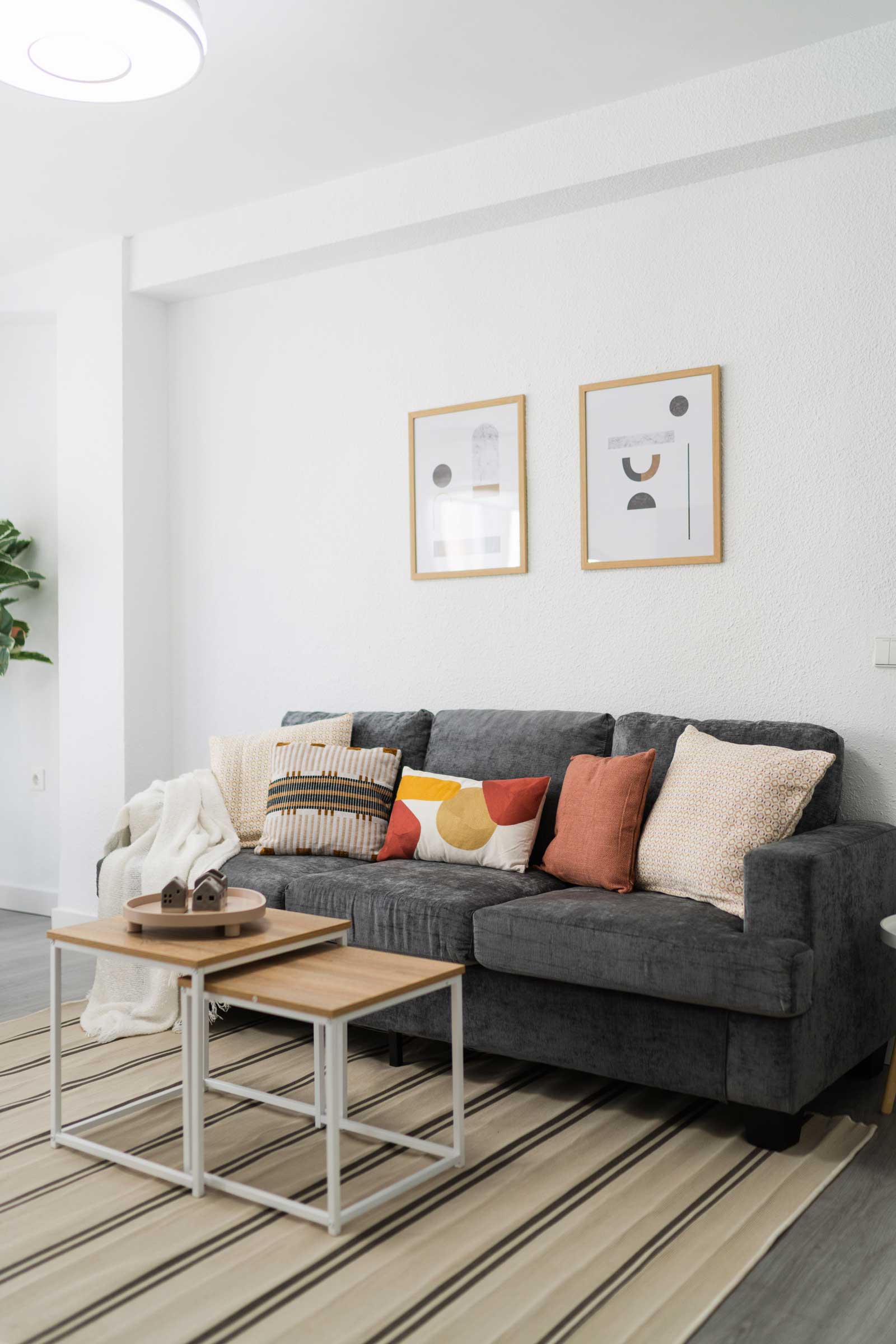 Decoración Home Staging en un salón