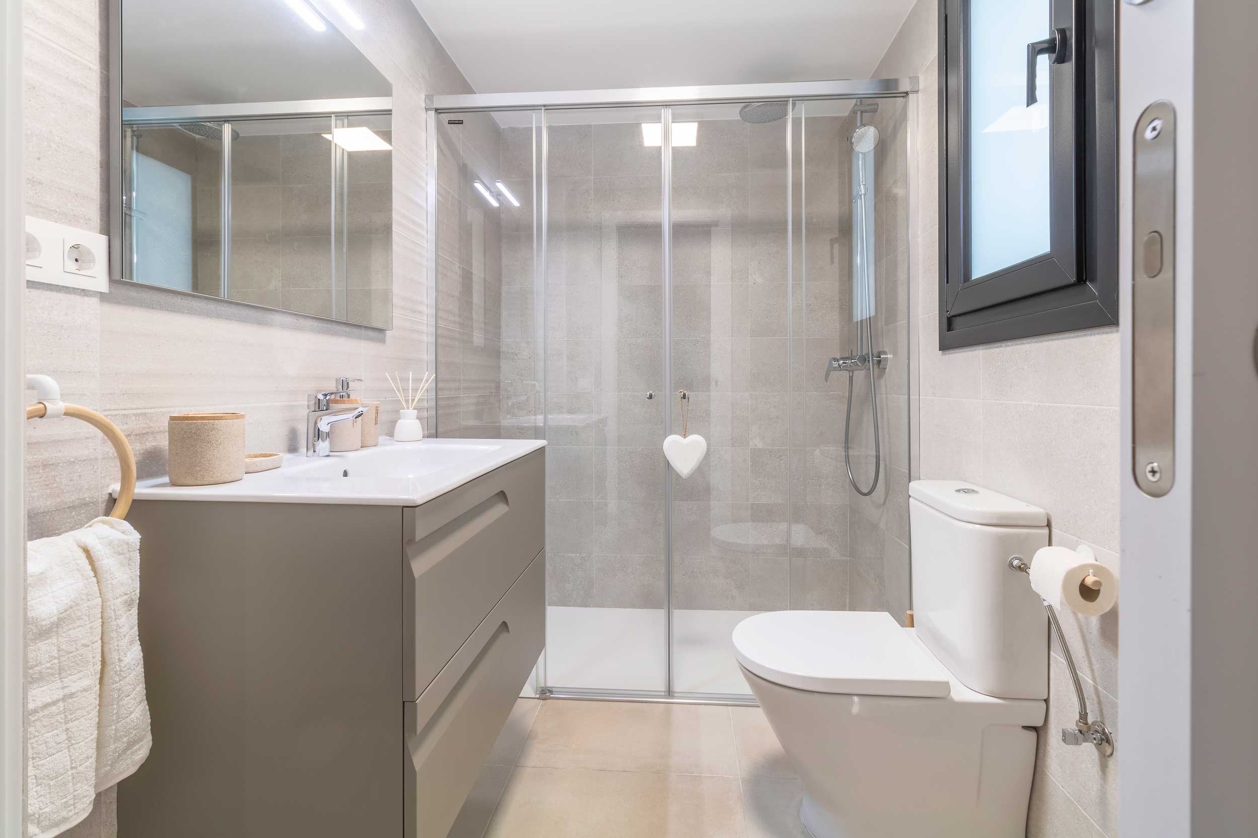 Diseño de interiores en un baño