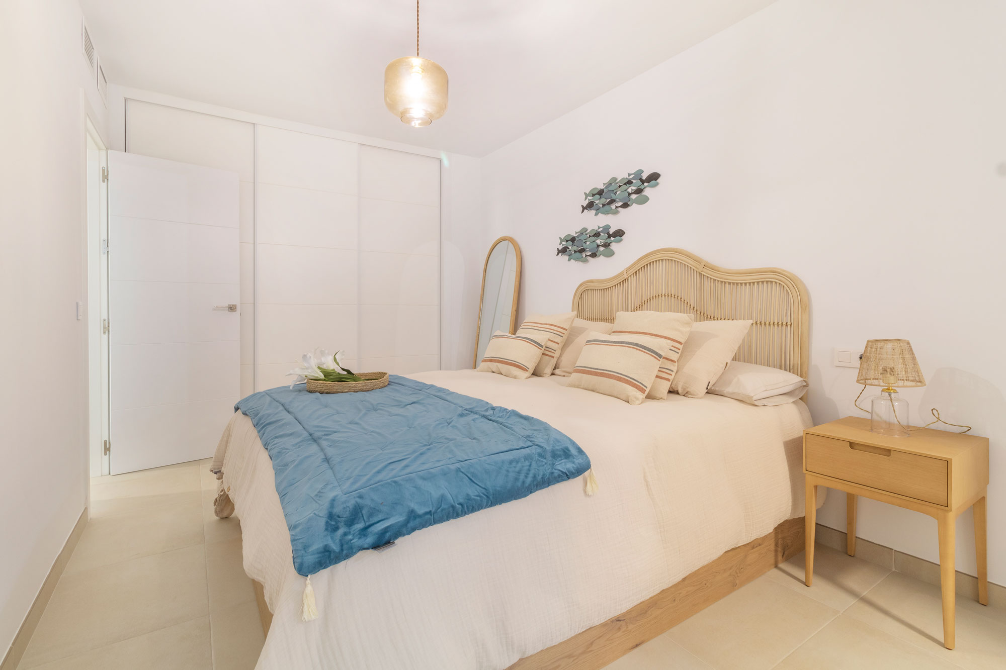 Diseño de interiores en un dormitorio
