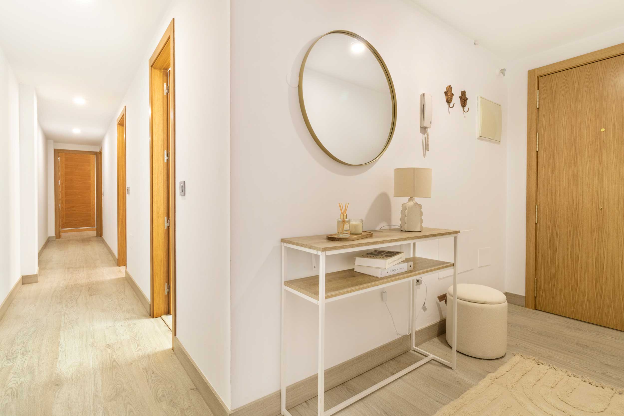 Decoración Home Staging en un recibidor