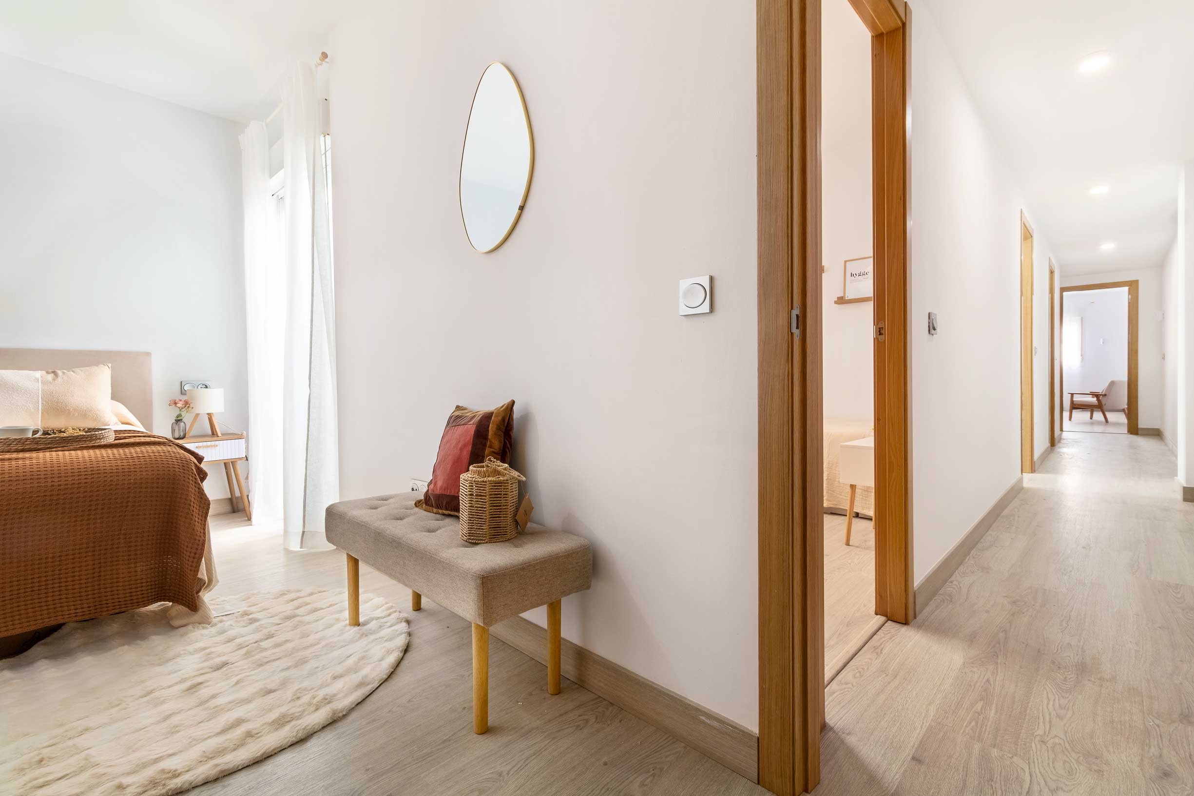 Decoración Home Staging en un dormitorio