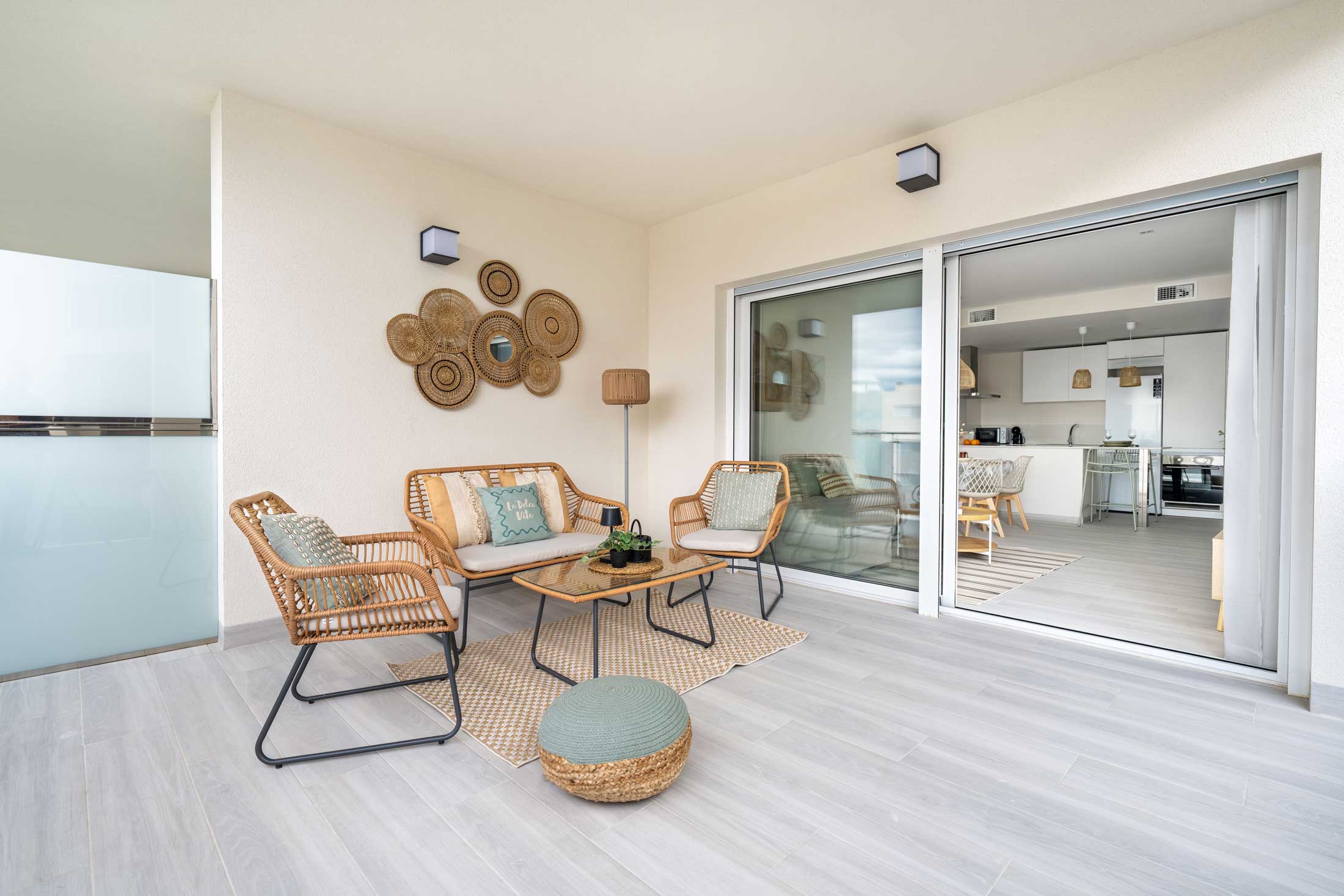 Decoración Home Staging en una terraza
