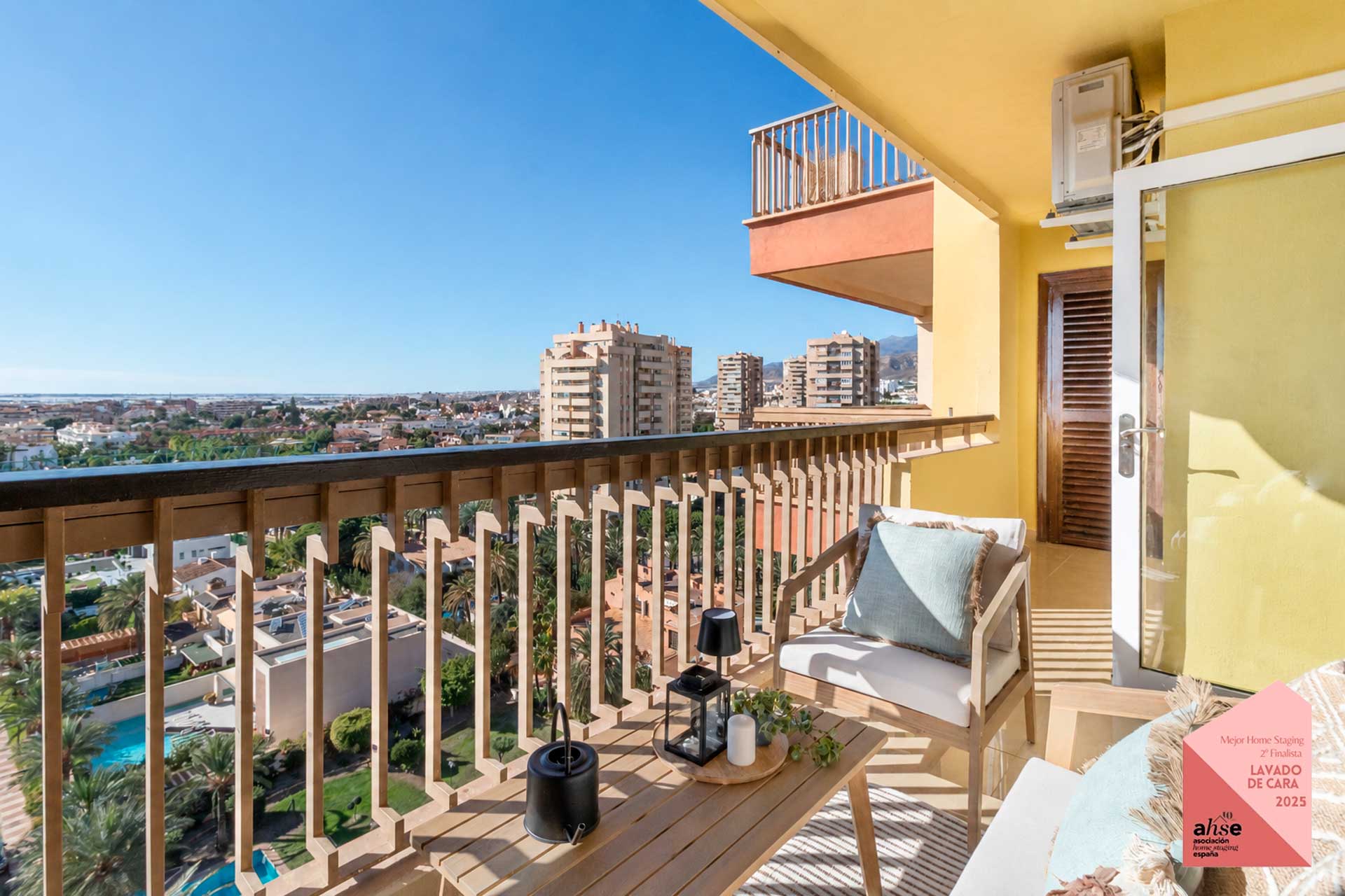Decoración Home Staging en una terraza