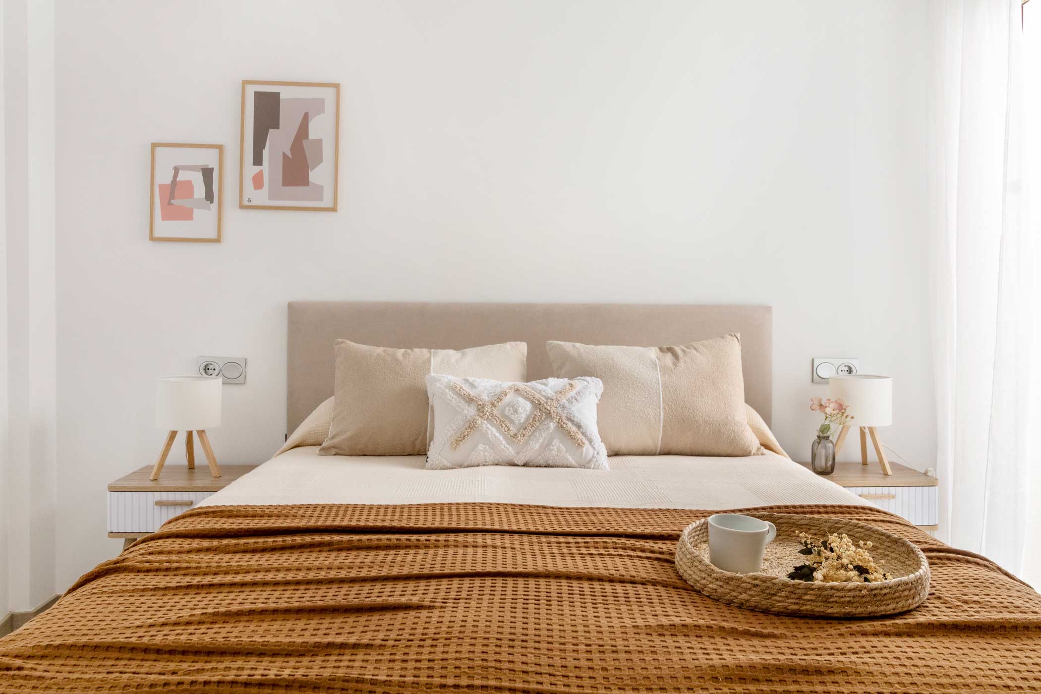 Decoración Home Staging en un dormitorio