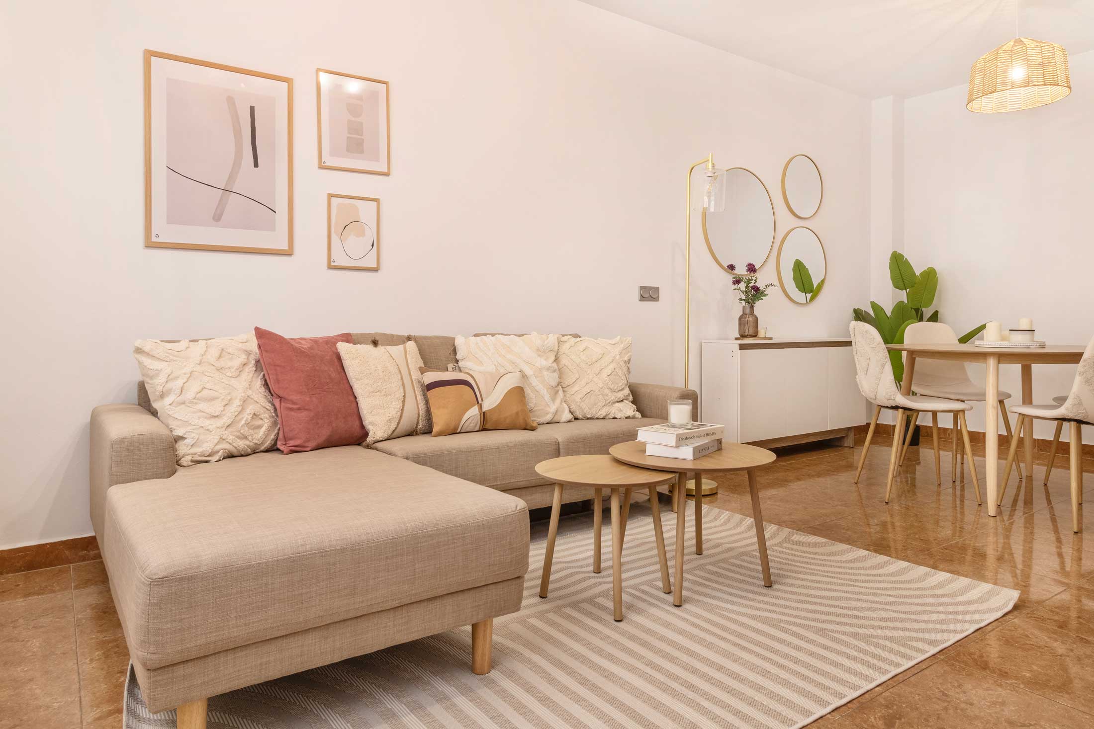 Decoración Home Staging en un salón