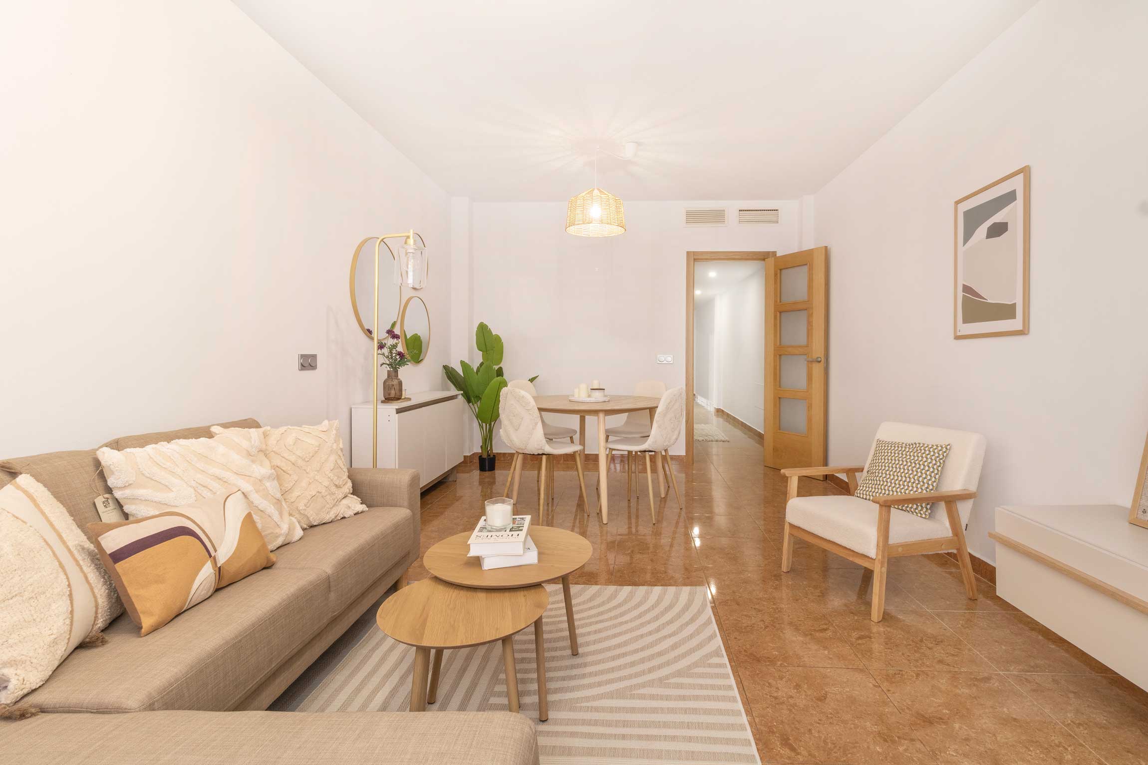 Decoración Home Staging en un salón