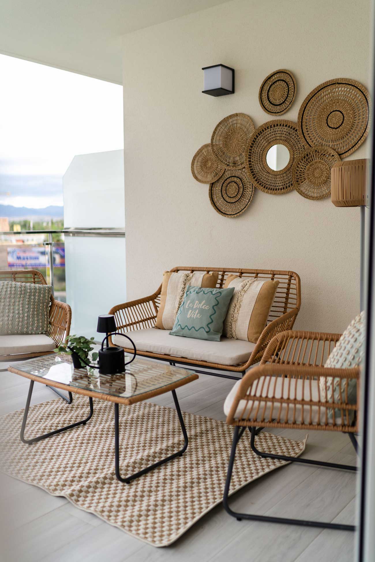 Decoración Home Staging en una terraza