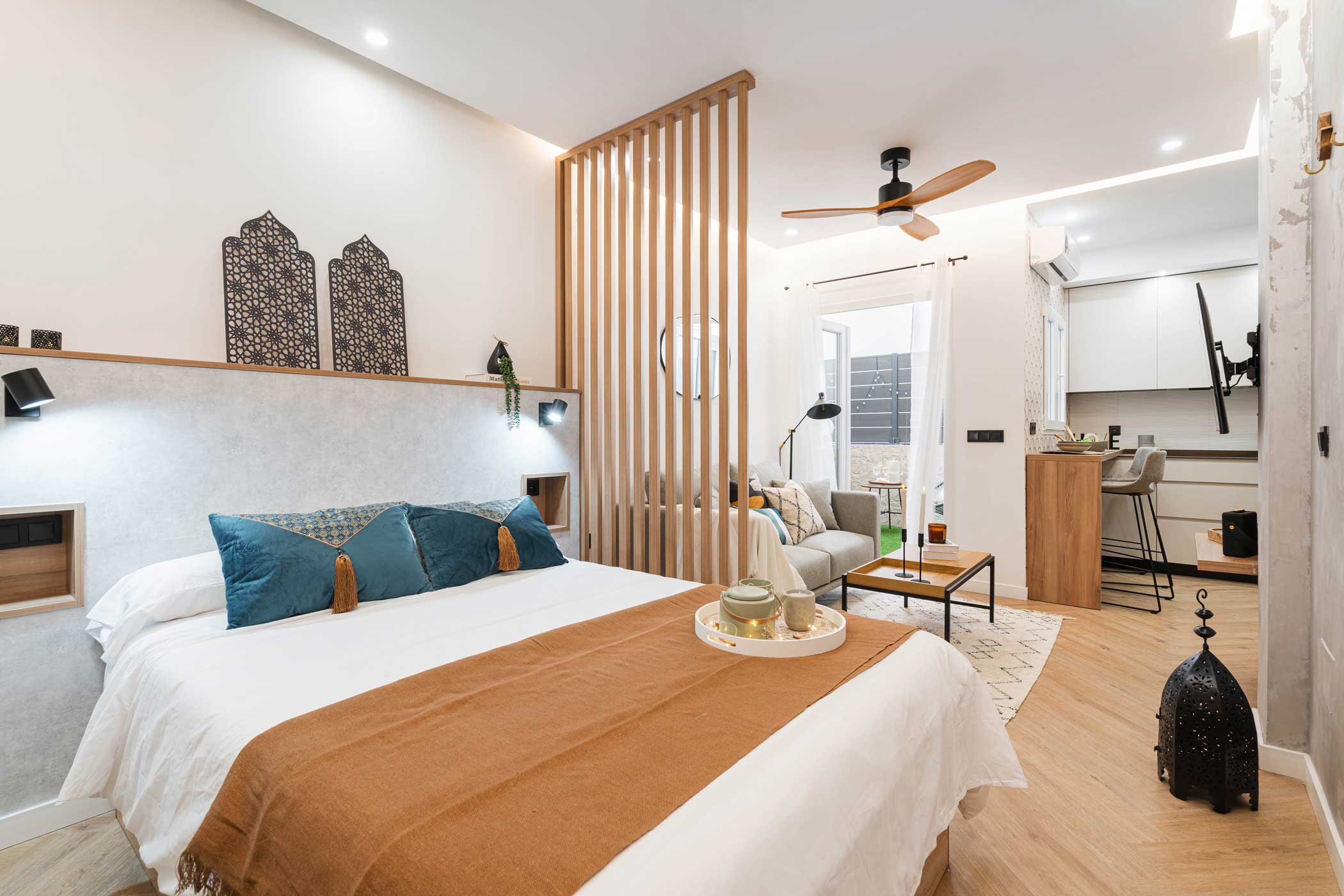 Decoración Staging en un estudio