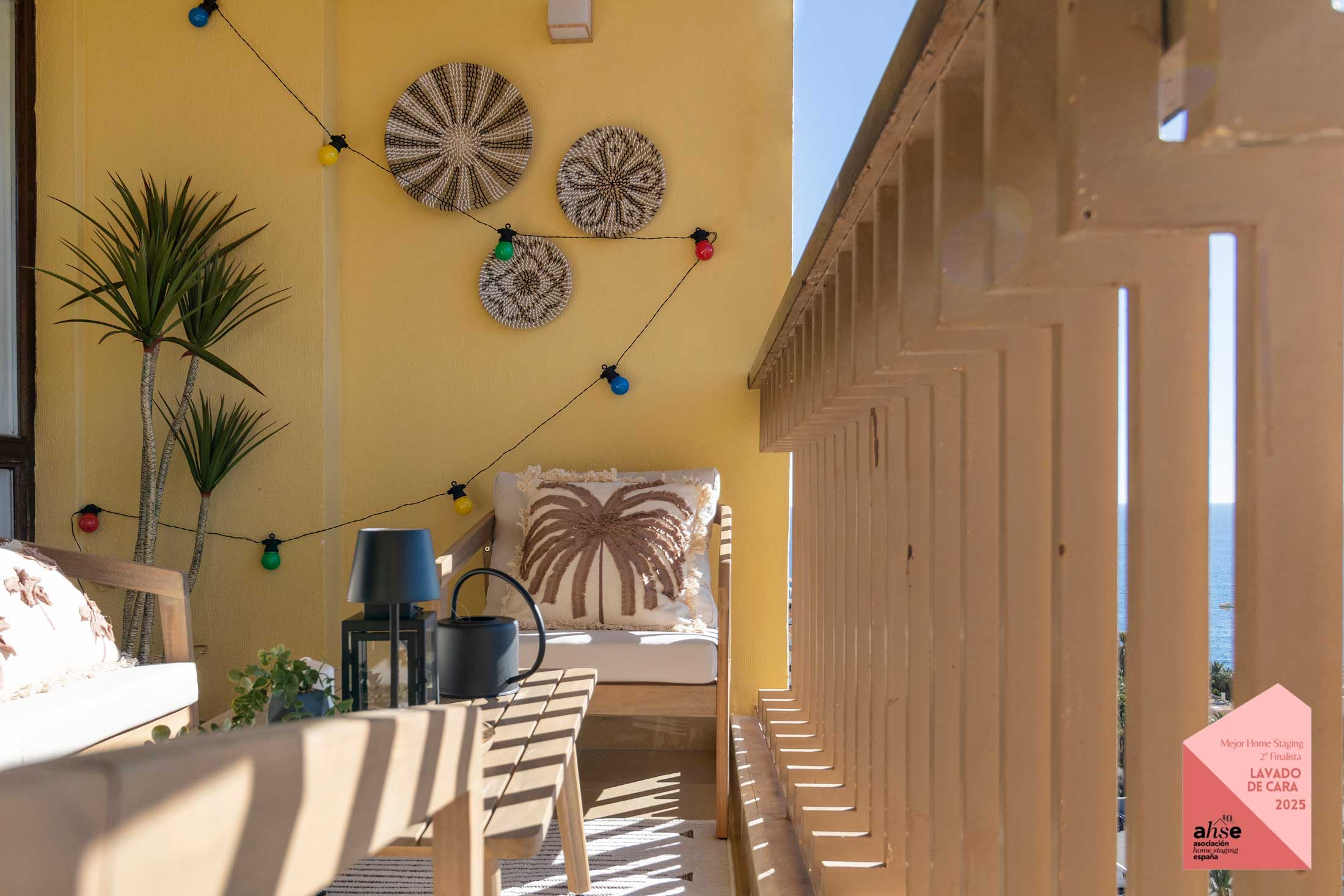 Decoración Home Staging en una terraza