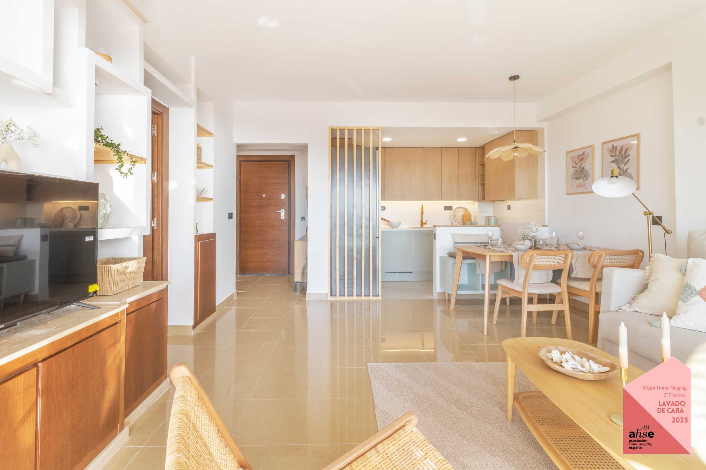 Decoración Home Staging en un salón-comedor