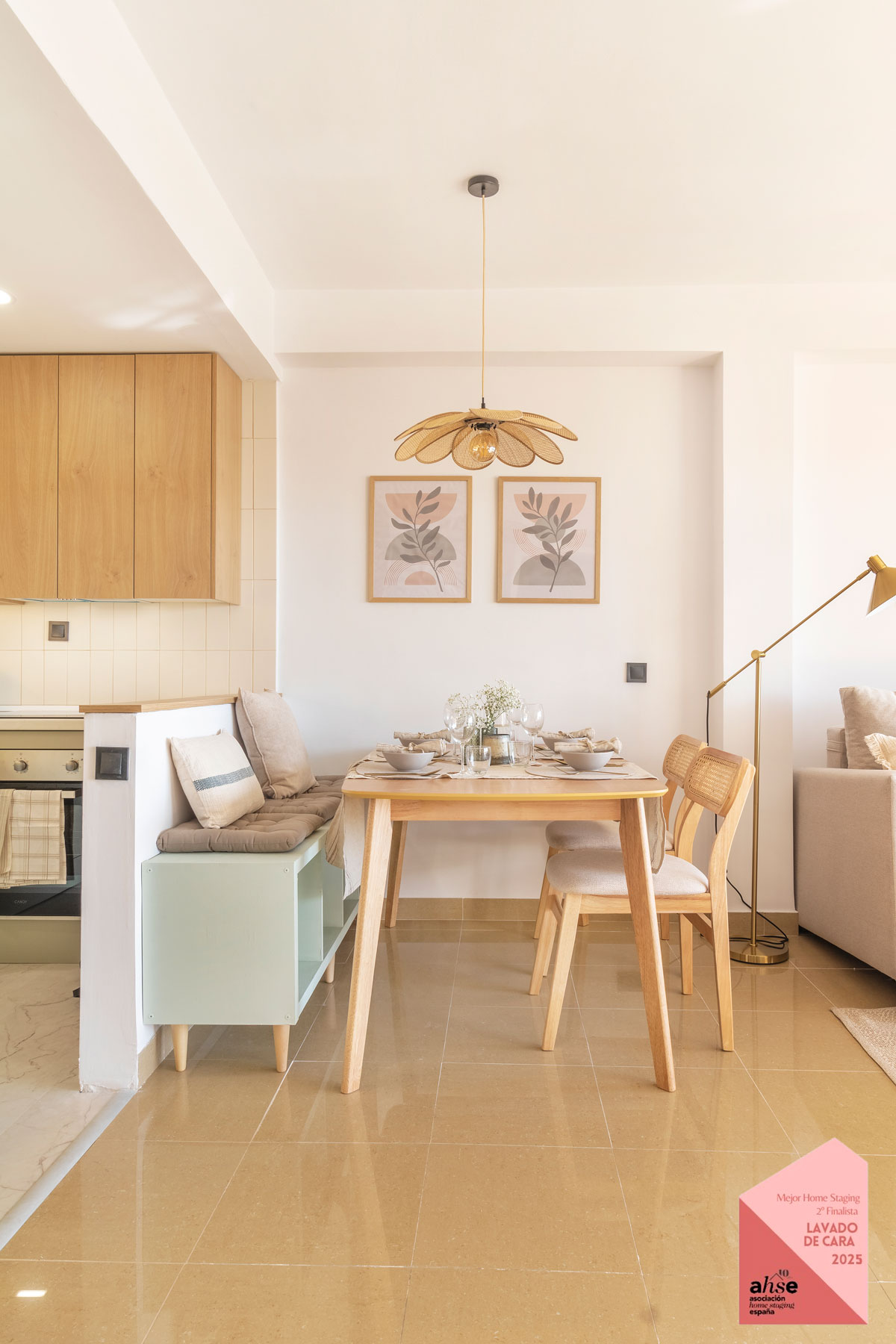 Decoración Home Staging en un comedor