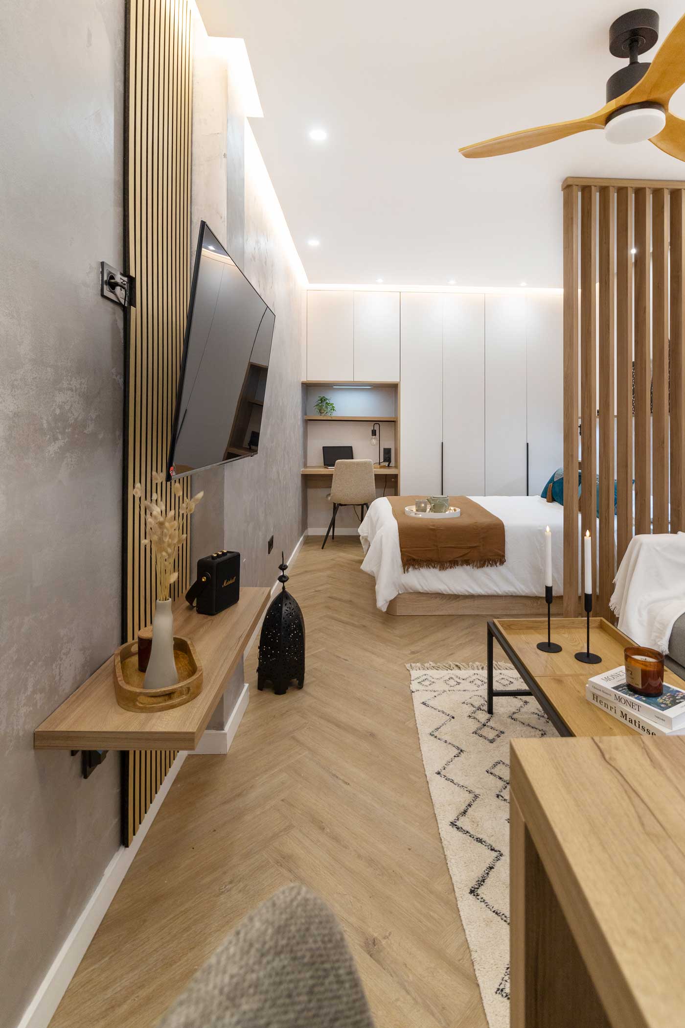Decoración Staging en un estudio