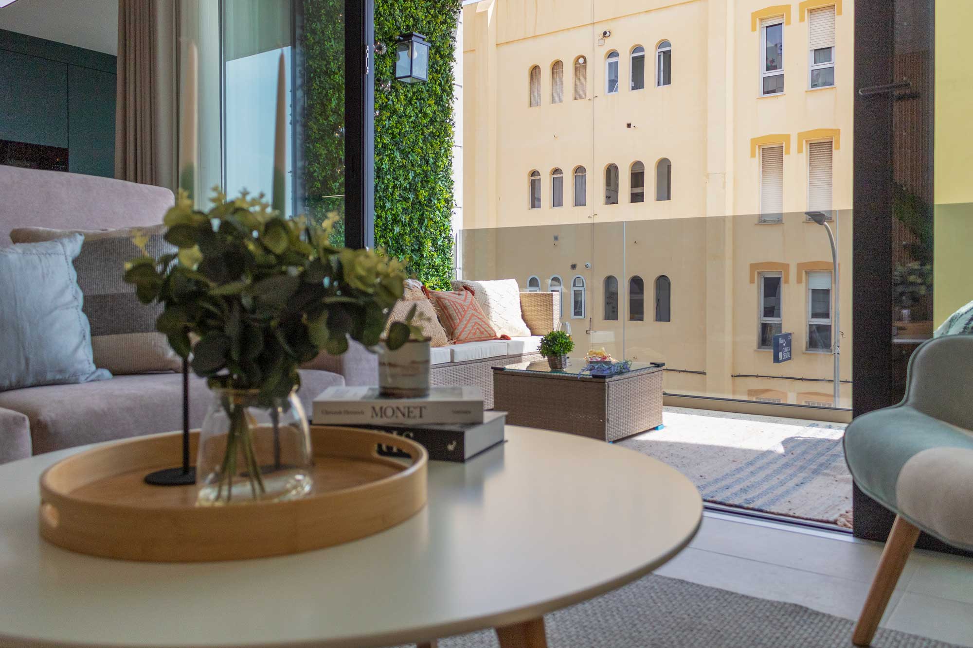 Diseño de interiores en un salón